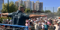 Зарядка со спасателем  прошла в детском саду № 16 города Белгорода - МЧС