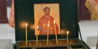 В кубанском центре «Патриот» отметили церковный праздник в честь святого мученика Иоанна Воина - Департамент по делам казачества, военным вопросам и работе с допризывной молодежью