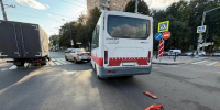 ДТП с маршруткой ГАЗ 12.8.2026, Kia Rio, Медгородок, ул. Кирова, фото ГАИ - О чём Говорит Смоленск