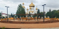 В Комсомольском завершилось благоустройство общественной территории - Вестник Мордовии
