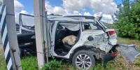 Geely влетел в грузовик на воронежской трассе: 5 человек пострадали и 1 погиб - ГТРК Воронеж