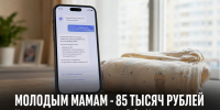 Молодые мамы в Липецкой области могут получить 85 тысяч рублей: о выплате теперь рассказывает Робот Макс на «Госуслугах» - Газета Задонская правда