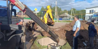  В Аскино продолжается обновление водопроводных сетей - Аскинский район