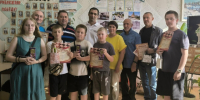 Участники взрослого и детского турнира по спортивным нардам в с.Заево. - Нагорский муниципальный район