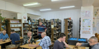Участники шахматного турнира в с. Заево. - Нагорский муниципальный район