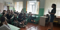 Встреча с сотрудником МЧС в ДОЛ «Солнышко» - Кузнецкий район