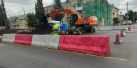 В Кемерове начались работы на перекрестке Ленина — Чкалова: движение перекрыто частично - Администрация города