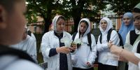 Пятый день летней полевой практики ЧГПУ для школьников прошел в «Махкетинской СОШ имени Ш. Хазуева» - ЧГПУ