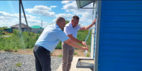Встреча Главы Усть-Таркского района с жителями села Новоникольск - Усть-Таркский район