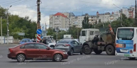 В Воронеже Haval врезался в мусоровоз - РИА Воронеж