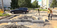 В Северодвинске в разгаре — работы по благоустройству и ремонту дорог - ГТРК Поморье
