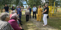Встреча с населением села Русский Камешкир - Камешкирский район