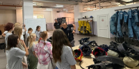 Новомосковские школьники познакомились с профессией спасателя - ИА Новомосковск Сегодня