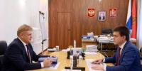 Анатолий Серышев обсудил с Губернатором Красноярского края Михаилом Котюковым ключевые направления социально-инфраструктурного развития региона - Администрация Алтайского края