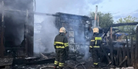 Банный комплекс сгорел на улице Шарканской в Ижевске - Комсомольская Правда