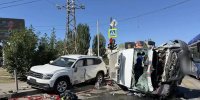 В Астрахани спешащий на пожар автомобиль спасателей врезался в иномарку - Astrakhanpost.Ru