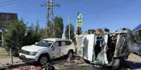 Спешивший на вызов автомобиль СПСЧ попал в ДТП и перевернулся - Ast-News.Ru