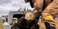 В Сургутском районе прошли соревнования на звание «Сильнейшее звено газодымозащитной службы» - МЧС