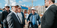 Премьер-министр Чувашии Сергей Артамонов проинспектировал ход строительства социальных объектов в Новом городе - Минстрой Чувашии