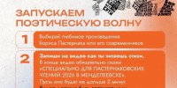 Поэтический челлендж "Пастернаковских чтений" - Менделеевские новости