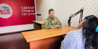 В Туве офицер спецназа Росгвардии стал гостем радиорубрики «Всегда на страже» - Росгвардия