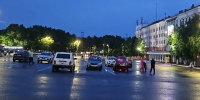 У Театральной площади временно запретят парковку - Город Киров
