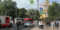 Опубликованы фото с места пожара в центре Петербурга - Spbdnevnik.ru