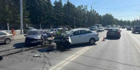 В Омске в тройной аварии пострадал годовалый ребёнок и ещё три человека - Om1.Ru