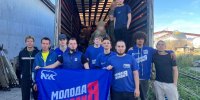 Калининградские молодогвардейцы оказали помощь в погрузке гуманитарного груза для нужд СВО - Единая Россия