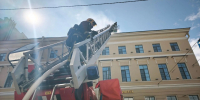 Пожар произошел в центре Петербурга, пострадали два человека - 47Channel.Ru