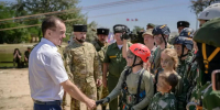 Вениамин Кондратьев посетил казачьи военно-полевые сборы в одном из муниципалитетов Краснодарского края - Администрация Краснодарского края