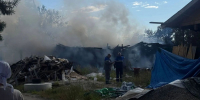 Дом на Октябрьской практически полностью сгорел - ИА Тульские новости