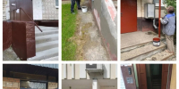 В Истре обновляют входные группы многоквартирных домов - Газета Истра сегодня