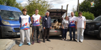 Волонтёры Подольска отправили две машины с гуманитарной помощью - ТК Кварц