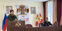 Помощник военного прокурора Рязанского гарнизона провел круглый стол с росгвардейцами - Росгвардия