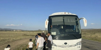 В Кызыле пассажирский автобус при уходе от столкновения съехал в кювет - ИА Тува-Онлайн