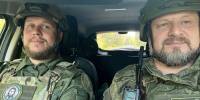 На границе Брянской области военные священники крестили двоих бойцов - БрянскToday.Ru