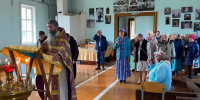 Первый день Успенского поста в храме Богоявления Господня с. Чумой - Глазовская Епархия
