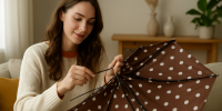 Сломанный зонт не отправляю в мусорку: вынимаю из него спицы и мастерю уникальную вещь для ванной и гостиной - 5 креативных идей - Progorod33.Ru