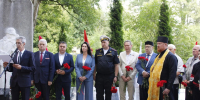 В посёлке Черепаново Светловского округа перезахоронили останки пяти советских воинов, погибших в апреле 1945 в ходе Восточно-Прусской наступательной операции - Министерство по муниципальному развитию