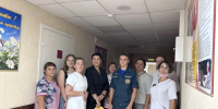 Инструкторское занятие на объекте здравоохранения - МЧС