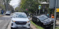 В Самаре Haval снес с дороги Toyota, один человек госпитализирован - Волга Ньюс