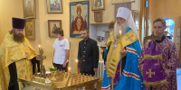 Митрополит Сергий совершил панихиду в Иверском храме семинарии - Алтайская митрополия
