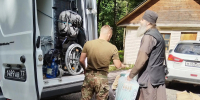 Мужской монастырь во имя святого Кукши передал гуманитарную помощь военнослужащим, 14 августа 2026 года, г.Орел - Орловская и Ливенская епархия