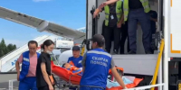 Спецборт МЧС доставил в Нижний Новгород четверых детей после пожара в Туве - НИА Нижний Новгород