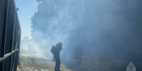 Пожар / Фото: МЧС России по Омской области - ИА Амител