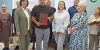 Сегодня прошло праздничное мероприятие «Храни огонь родного очага», посвящённое юбилеям семейной жизни.. - Великоустюгский муниципальный округ