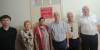 Лидер краевого отделения КПРФ Н.И. Осадчий и первый секретарь Ейского райкома партии П.Е. Пикта побывали в Щербиновском районе - КПРФ