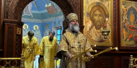 15.08.2026 г. Митрополит Иосиф возглавил служение всенощного бдения в Успенском кафедральном соборе, изображение №1 - Ивановская митрополия