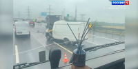 Водитель и пассажир микроавтобуса погибли в массовом ДТП на КАД в Пушкинском районе - ГТРК Санкт-Петербург